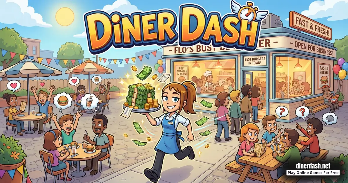 Play Diner Dash Unblocked Online For Free